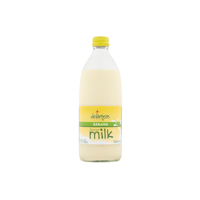 Delamere Dairy Banana Flavour Milk 500ml Sids Shop